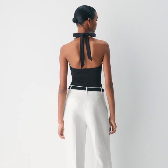 NWT Aritzia Original Contour Optimum Halter Top in Black - Picture 8 of 10